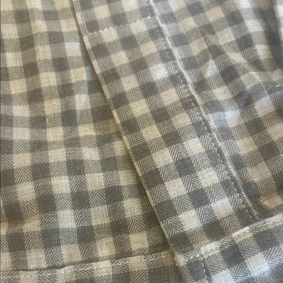 Frank & Eileen Gray and White Plaid Shirt - Picture 2 of 4